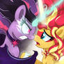 Equestria Girls - Evil Twilight And Good Sunset