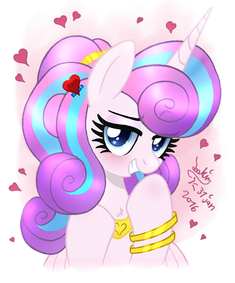 MLP FIM - Adult Princess Flurry Heart Smirk