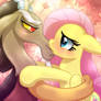 MLP FIM - Discord And Fluttershy Kissing