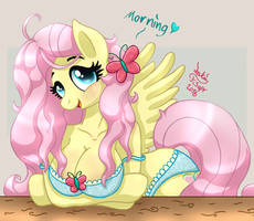 MLP FIM - Anthro Fluttershy Good Morning