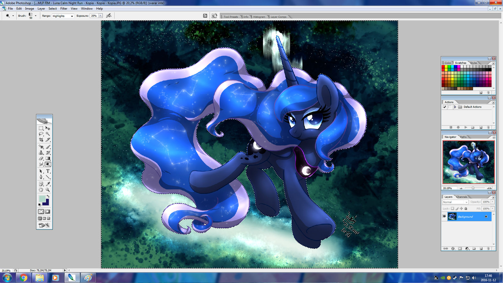 Luna Dream Run PHOTOSHOP CRASH