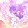 MLP FIM - Little Older Flurry Heart Flying