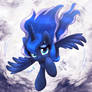 MLP FIM - Scared Little Luna Fly Crash