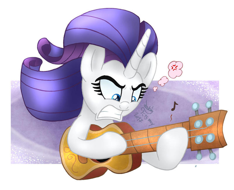 MLP FIM - Rarity Rocking Hard by Joakaha on DeviantArt
