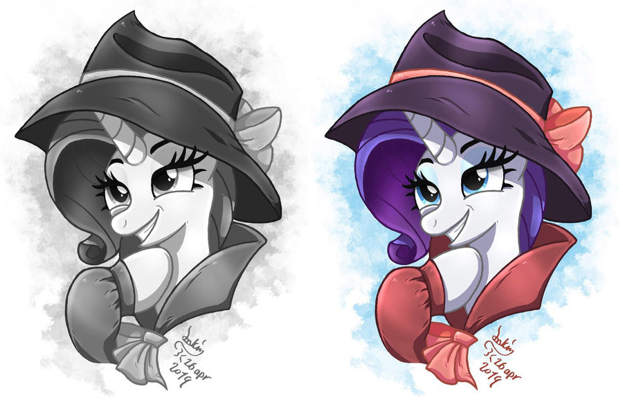 MLP FIM - Rarity Detective Smirk by Joakaha on DeviantArt