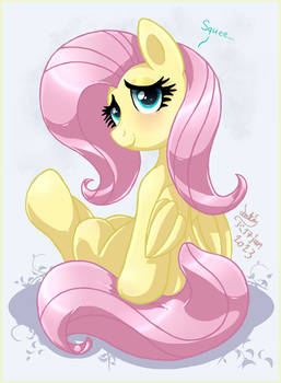 MLP FIM - Fluttershy Sit Cute