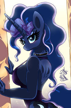 MLP FIM - Anthro Princess Luna In The Sun Light