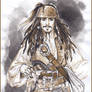 Captain Jack Sparrow. Sketch.