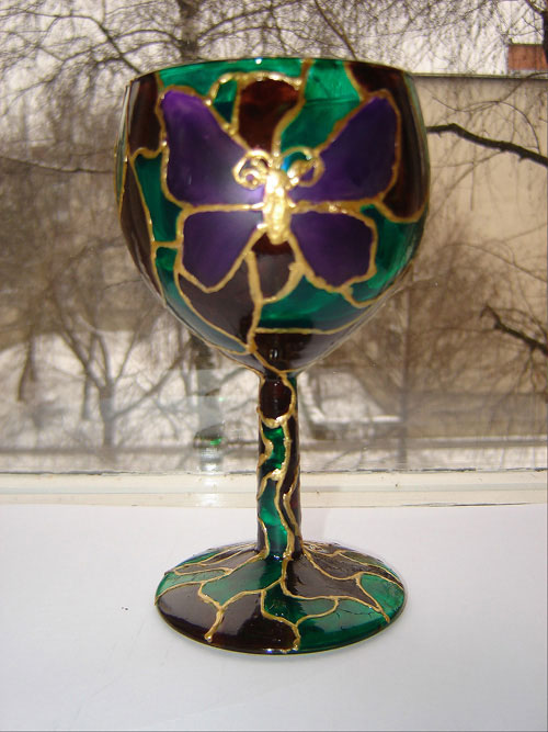 Butterfly  glass