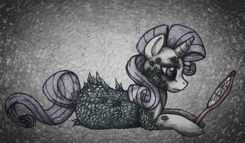 Rarity's Mirror by aisu-isme coloured by DazDroid1995 on DeviantArt