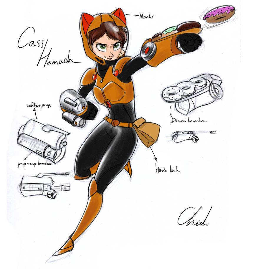 Disney Big Hero 6 Aunt Cass Fighting Suit By Chiehchen On Deviantart