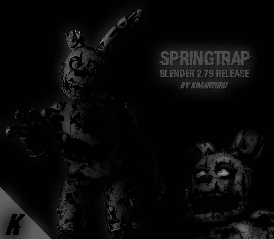 Springtrap BLENDER 2.79 RELEASE by KimarisPlays on DeviantArt