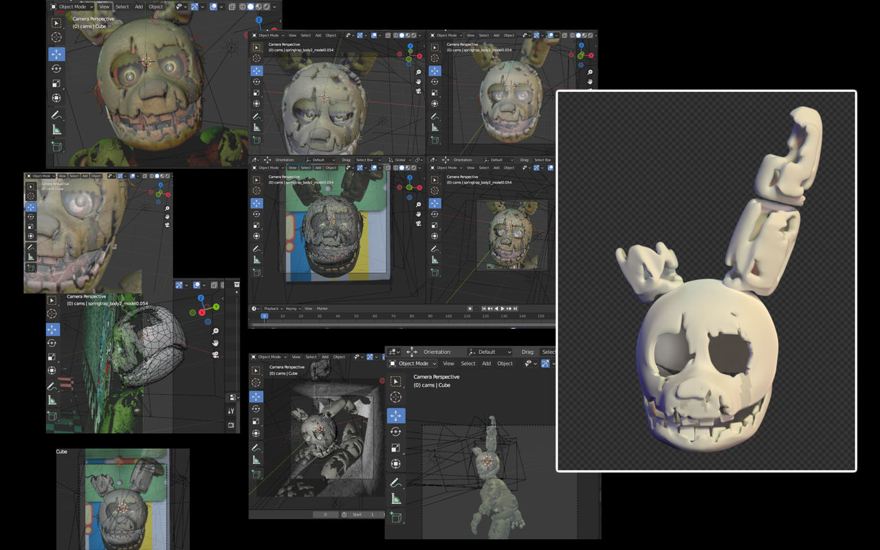 Spring Trap Vr Rig Springtrap v3 WIP by KimarisPlays on DeviantArt