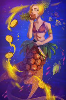 Pineapple Mermaid