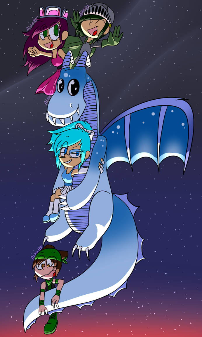 Miitopia--Dragon Flight by AliKatt0 on DeviantArt