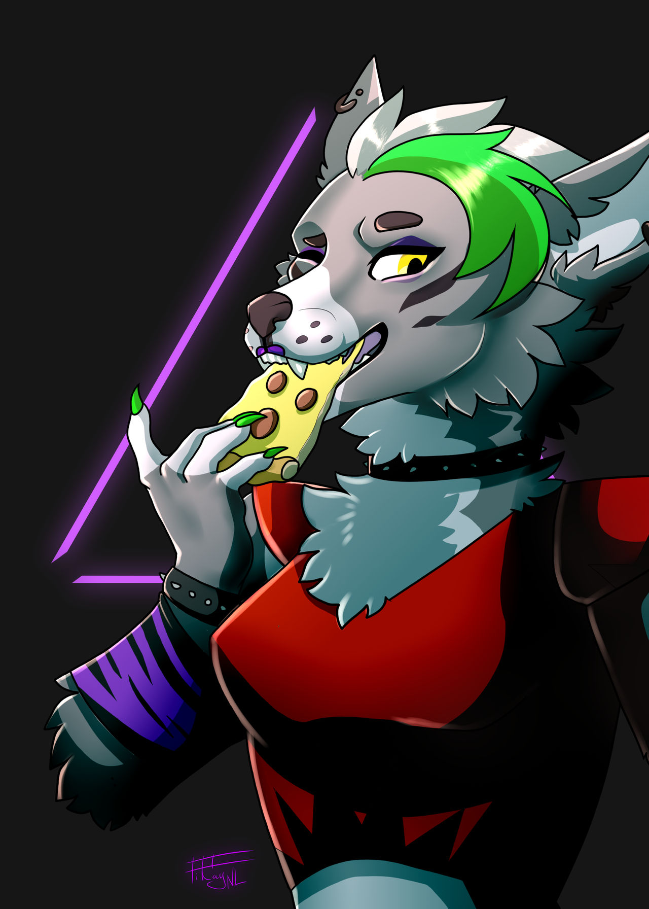 Cyber Wolf Roxy Roxy The Wolf furryfication by AddyTheAndroid on DeviantArt
