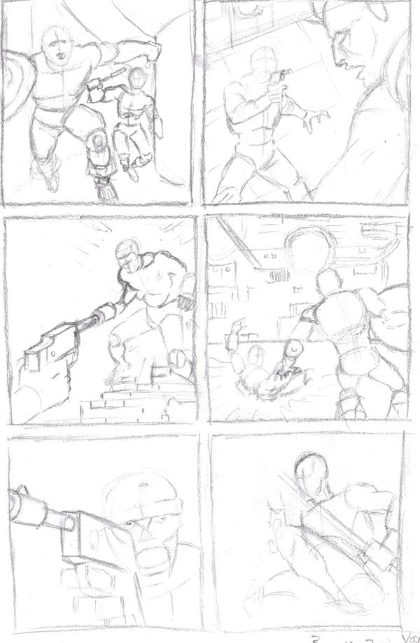 Practice Roughs PANEL PRACTICE ROUGHS LAYOUT by corydunham on DeviantArt