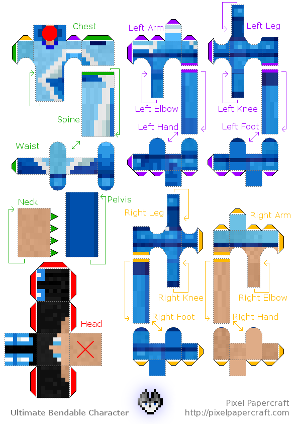 Minecraft Bendable Character (6) by pranazi on DeviantArt