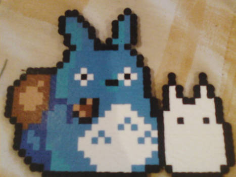 Totoro Perler Bead