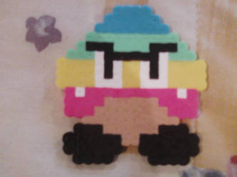 Rainbow Gumba Perler Bead