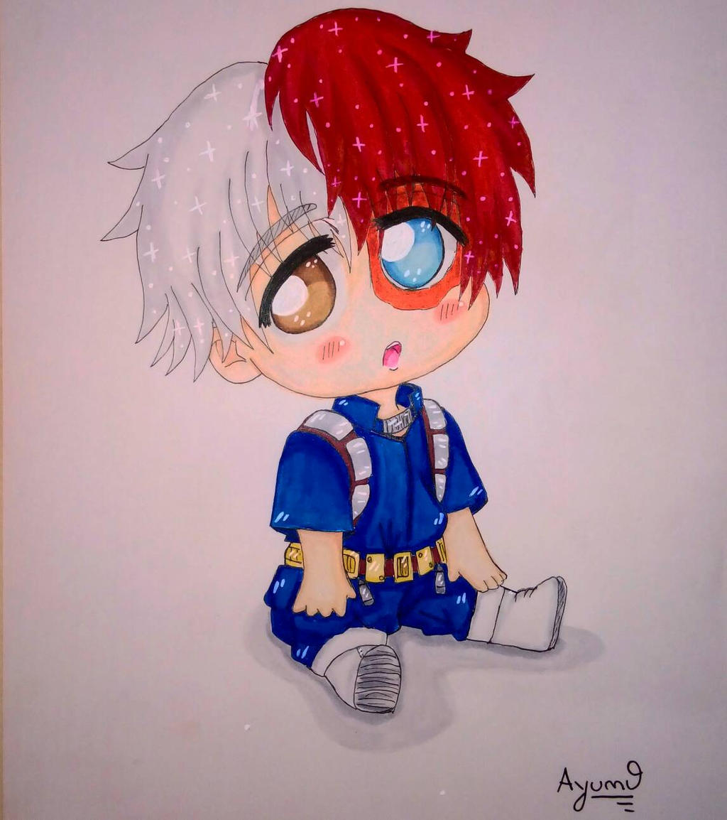 Cute Todoroki Shouto Chibi Kawaii Bnha By Ayumii Chan92 On