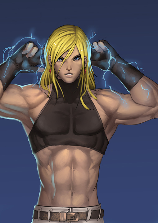 Benimaru Nikaido in King of Fighters