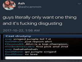Guys literally only want one thing