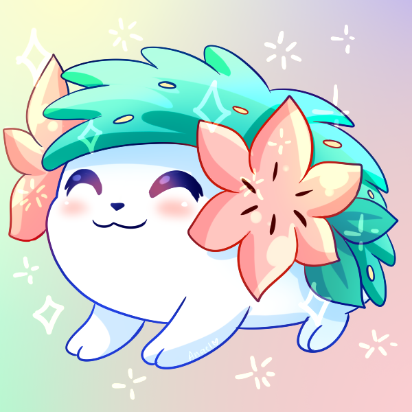 Shiny Shaymin by AngelRoseStar on DeviantArt