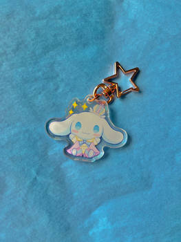 King Cinnamoroll Keychain on sale!