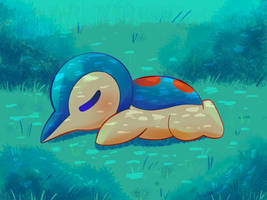 Cyndaquil Sleep