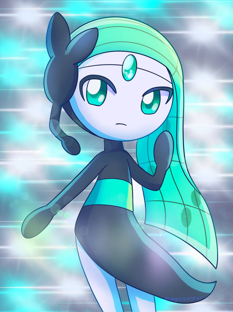 Meloetta Shiny by AngelRoseStar on DeviantArt