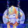 Jirachi On Flower Swing