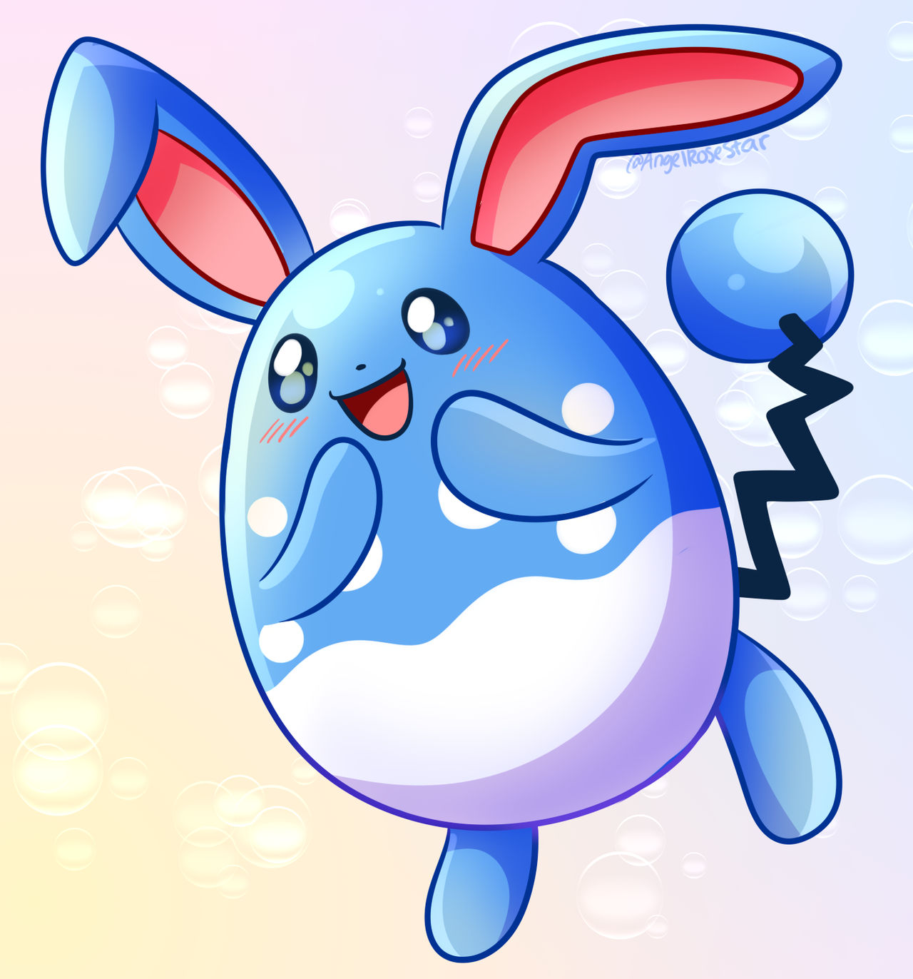 Azumarill By AngelRoseStar On DeviantArt azumarill-by-angelrosestar-on-deviantart