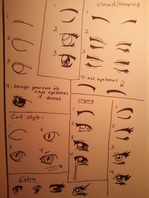 A bunch of eyes by forgotten-wings on DeviantArt  How to draw anime eyes, Closed  eye drawing, Anime closed eyes