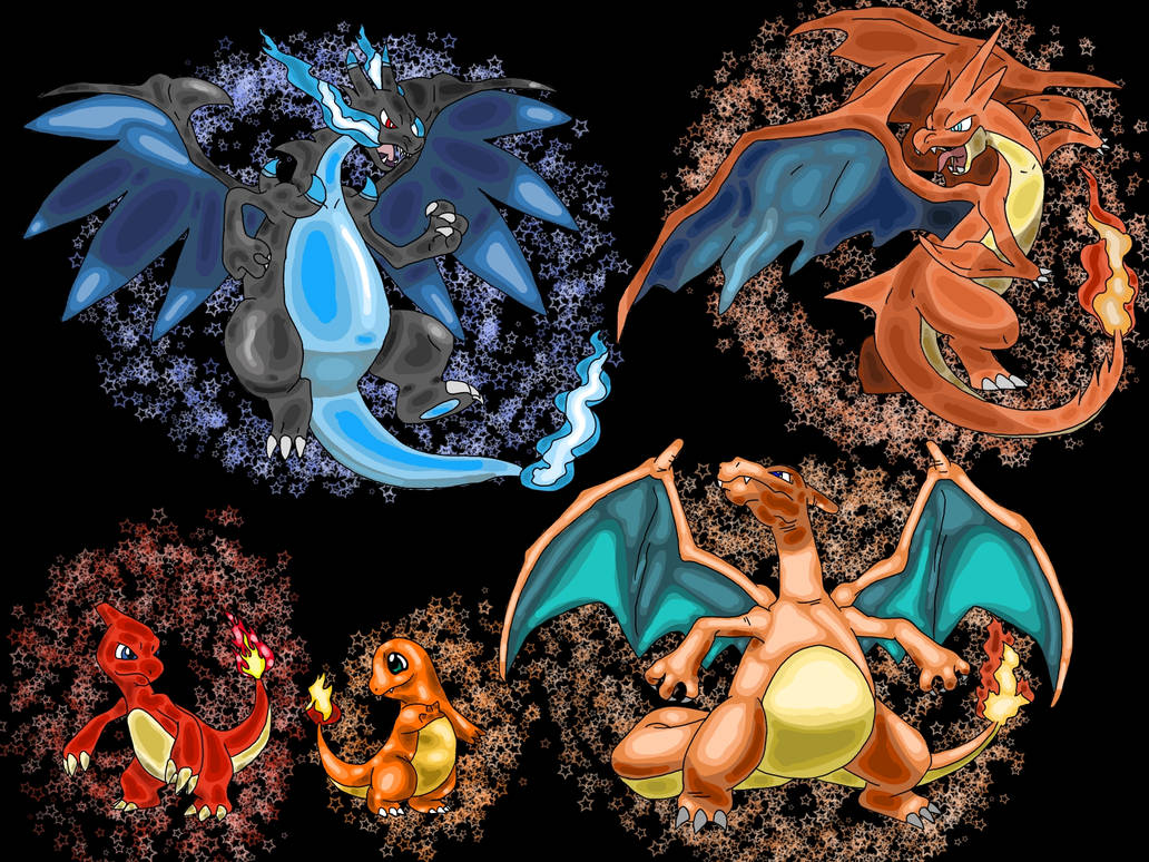 Charizardns Charizards (commission) by Livitup03 on DeviantArt