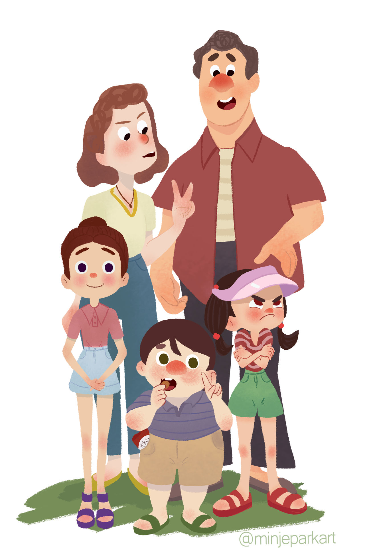 Family Deviantart Family pictue by minjeparkart on DeviantArt