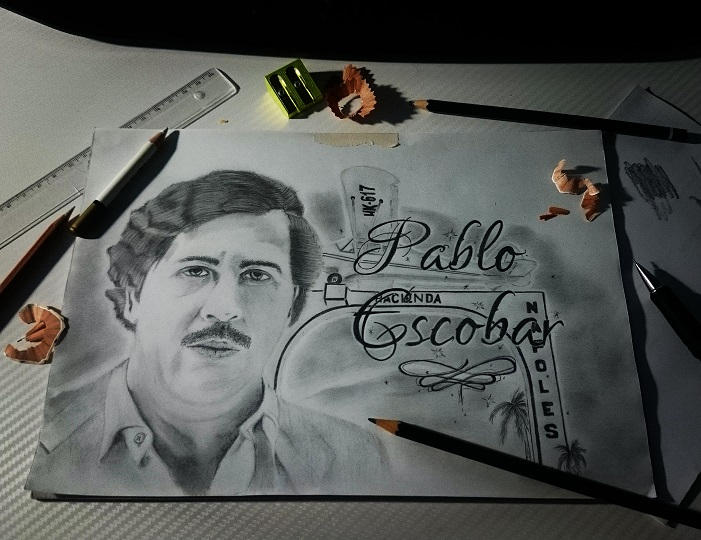 Escobar Writing Pablo Escobar by Snowianth on DeviantArt