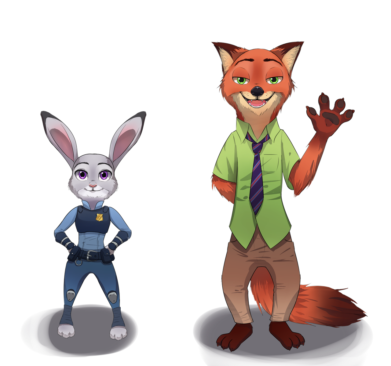 Zootopia - Judy and Nick by Rio-2 on DeviantArt