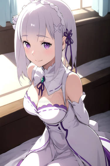 Emilia waiting patiently for you