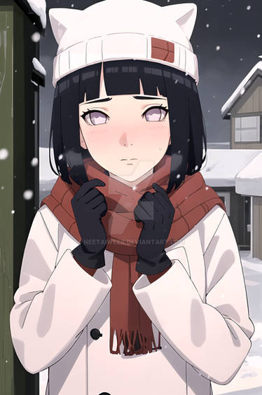 Hinata needs someone to warm her up :3