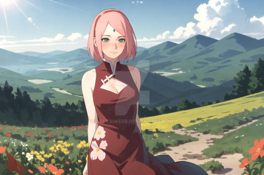 Sakura With Beautiful Scenery (premium download)
