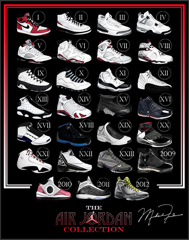 Infograph Air Jordan by HoffmannIllustration on DeviantArt
