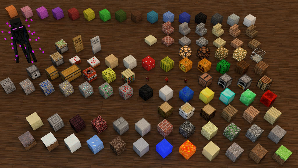Minecraft Blocks WIP 01 by ScienceSkills on DeviantArt