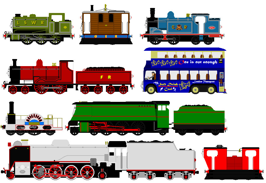 Deviantart R46 F Train New Characters for my FanFics by DoormattCovers1992 on DeviantArt