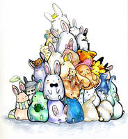 Pile of bunnys.