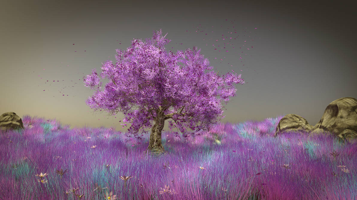 pink tree by FeindBlut on DeviantArt