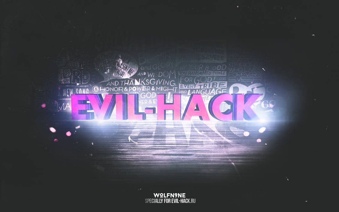 Evil-hack Wallpaper by Wolf-N9ne on DeviantArt