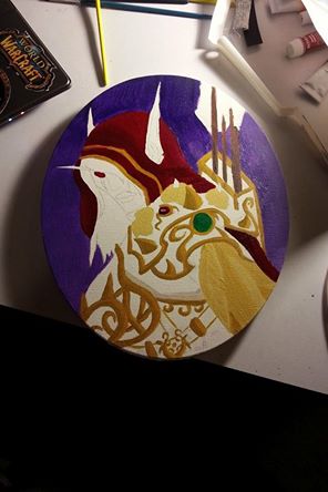 WIP Lady Sylvanas Painting