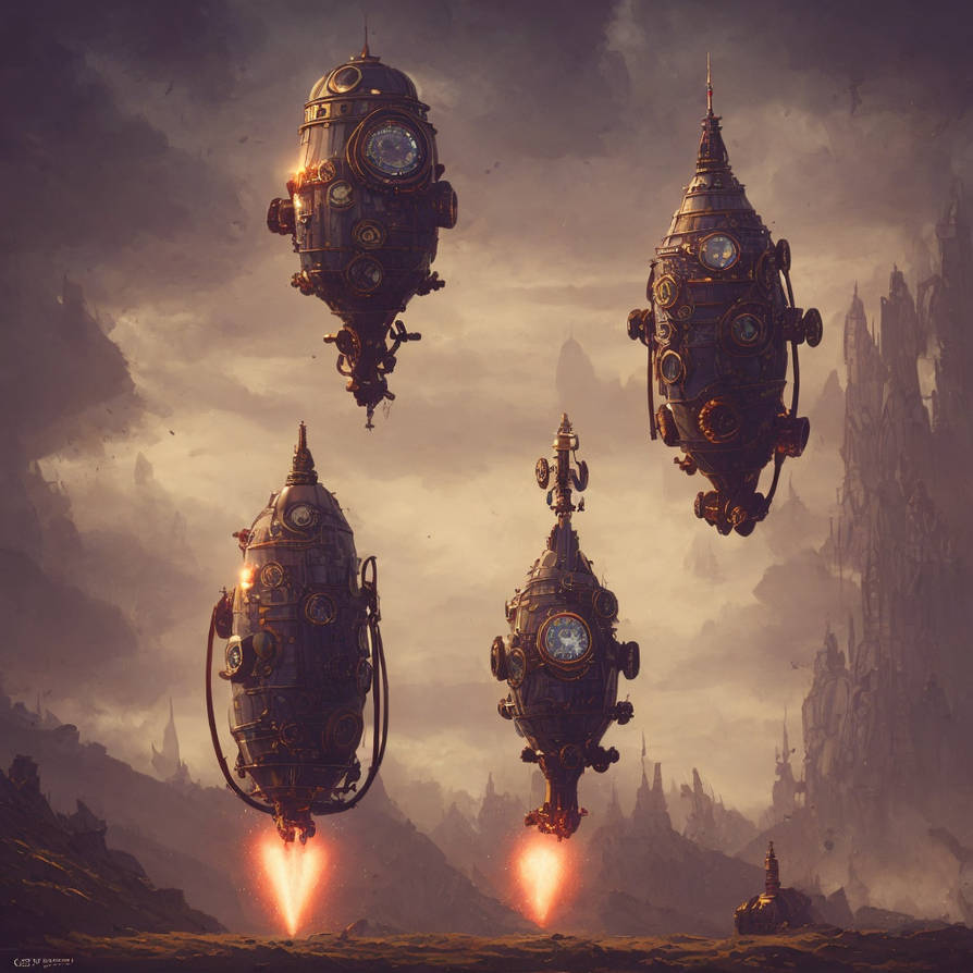 Steam Punk Rockets Steampunk-rocket-epic-royal-background-big-royal-u by ziggyxdust on ...