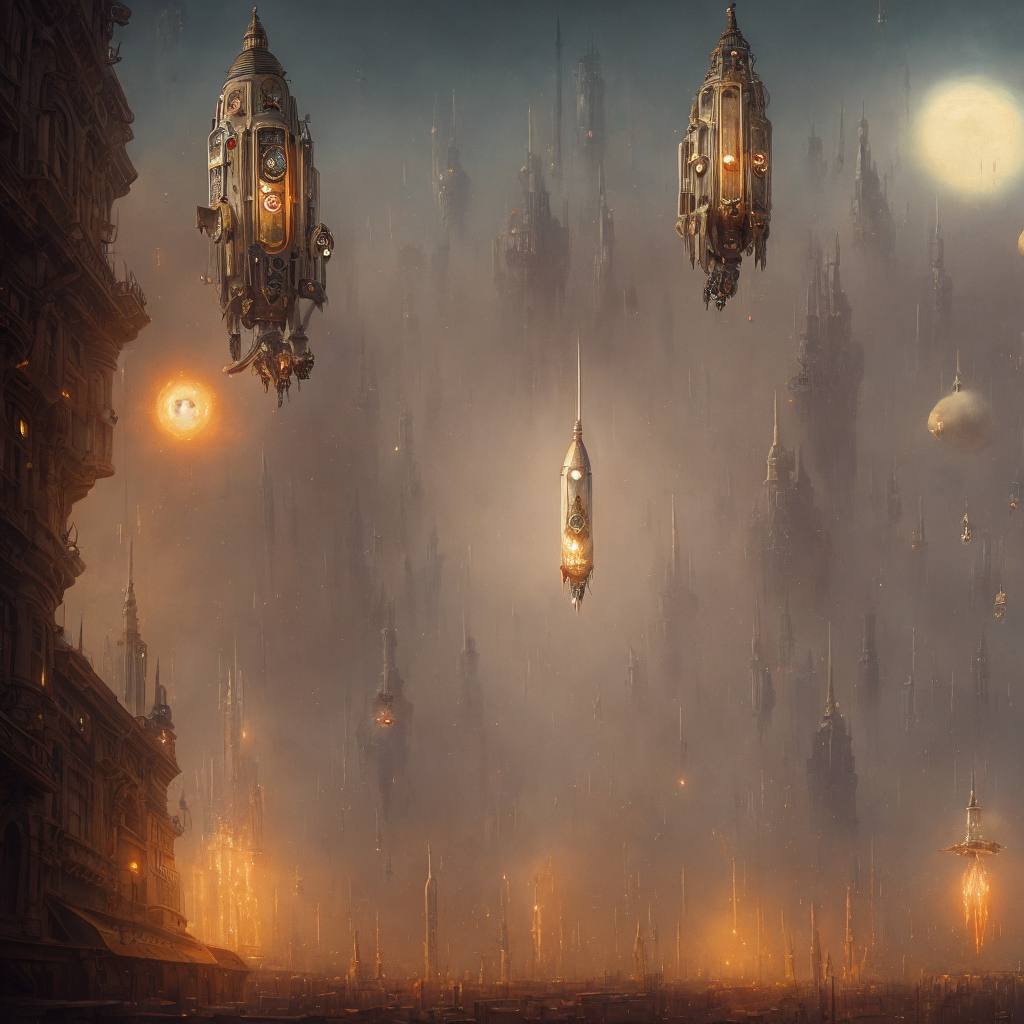 Stesmpunk Rockets Steampunk-city-rockets-and-zeppelins-epic-royal-ba by ziggyxdust on ...
